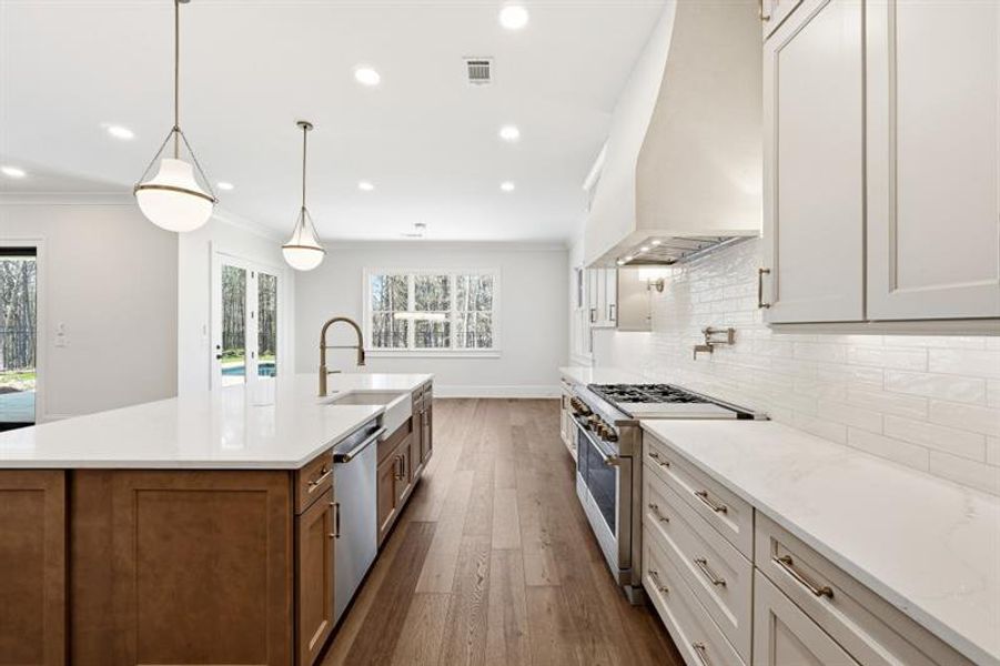 Furnished interior view inside a new home in , Marietta (Image 10).