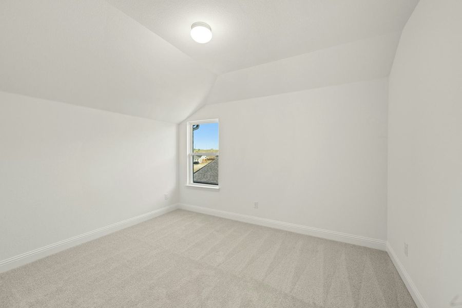 Representative unfurnished interior of a home built from the Cherry by Kindred Homes in Kentsdale Farms, DeSoto (Image 54).