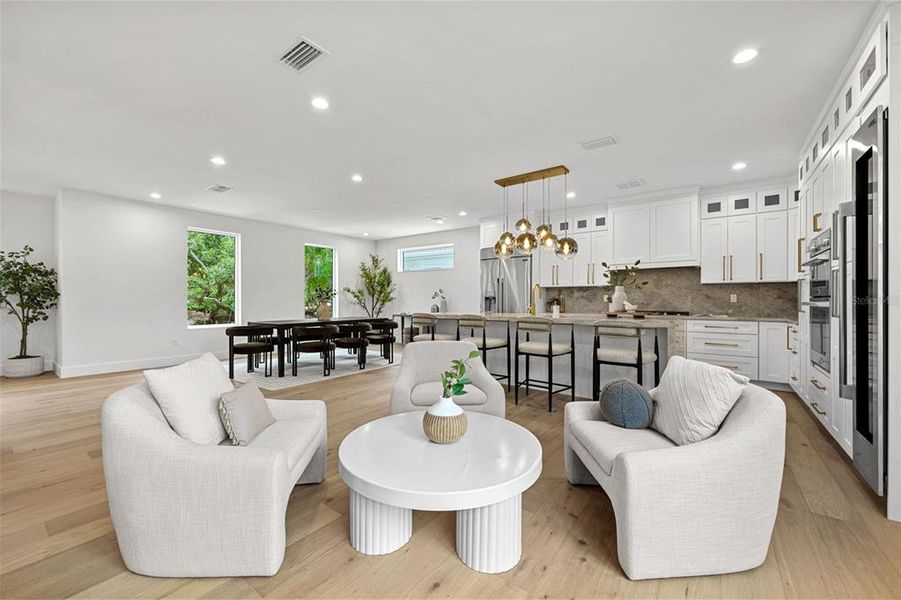 Furnished interior view inside a new home in , Tampa (Image 17).