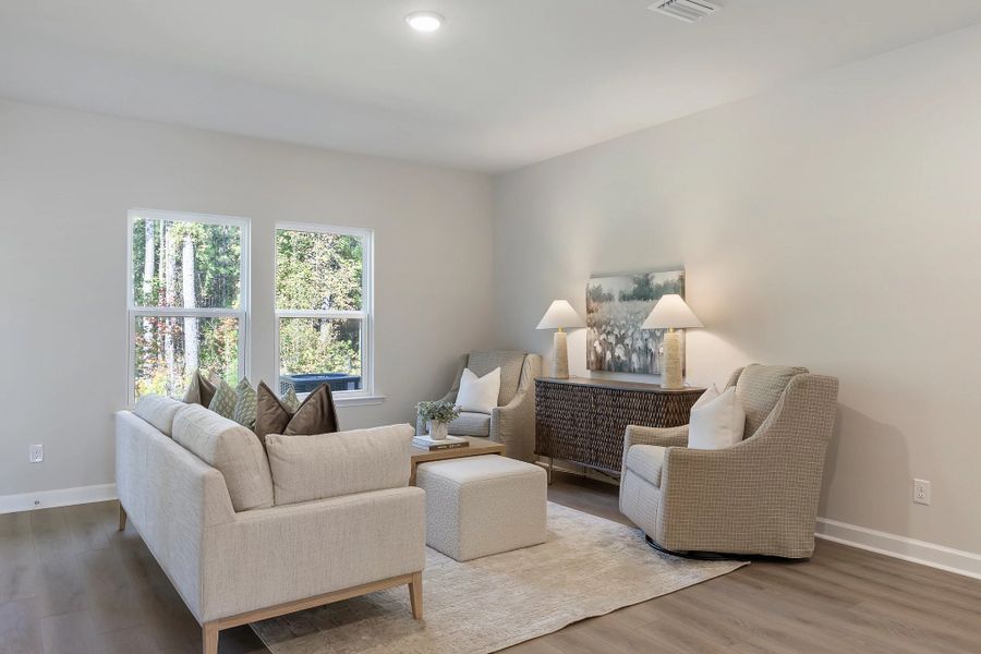 Furnished interior view inside a new home in Hammock Walk at Nexton, Summerville (Image 11). Furnished interior view inside a new home in Hammock Walk at Nexton, Summerville (Image 11).
