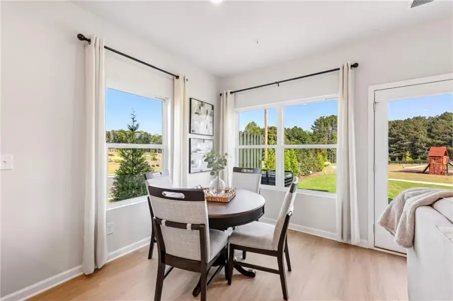 Furnished interior view inside a new home in , Fairburn (Image 6).