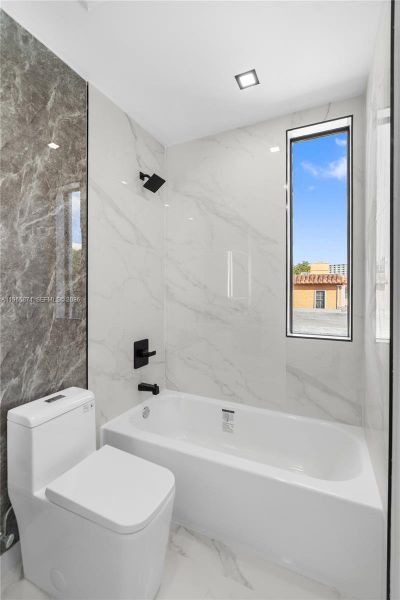 Furnished interior view inside a new home in , Miami (Image 8).