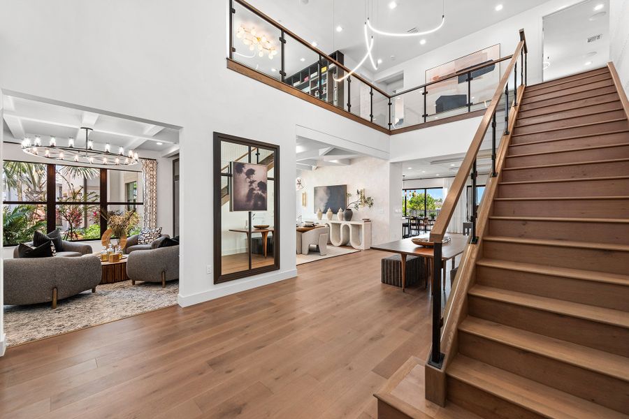 Representative furnished interior of a home built from the Olympus by GL Homes in Apex at Avenir, Palm Beach Gardens (Image 8).