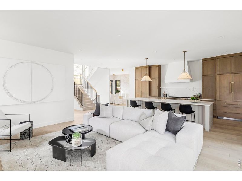 Furnished interior view inside a new home in , Denver (Image 10).