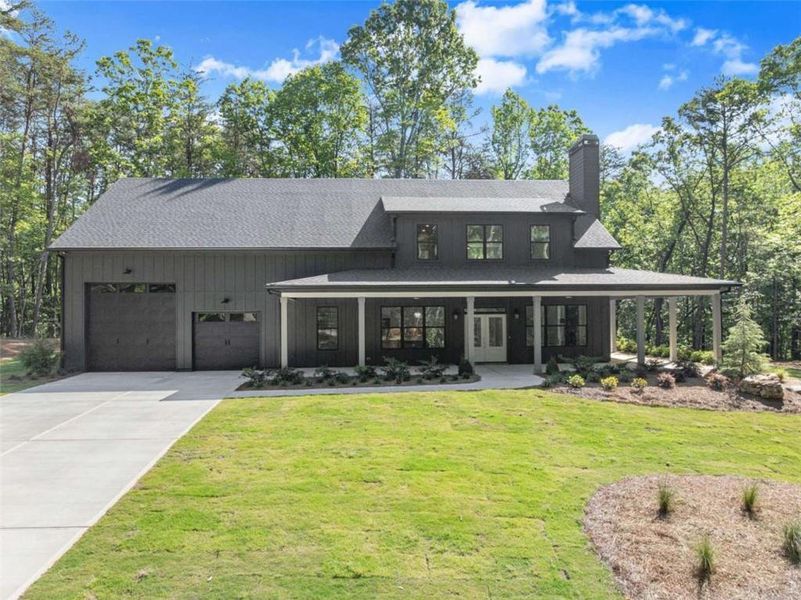 Front exterior of a new home in , Clarkesville, GA, highlighting curb appeal (Image 23).