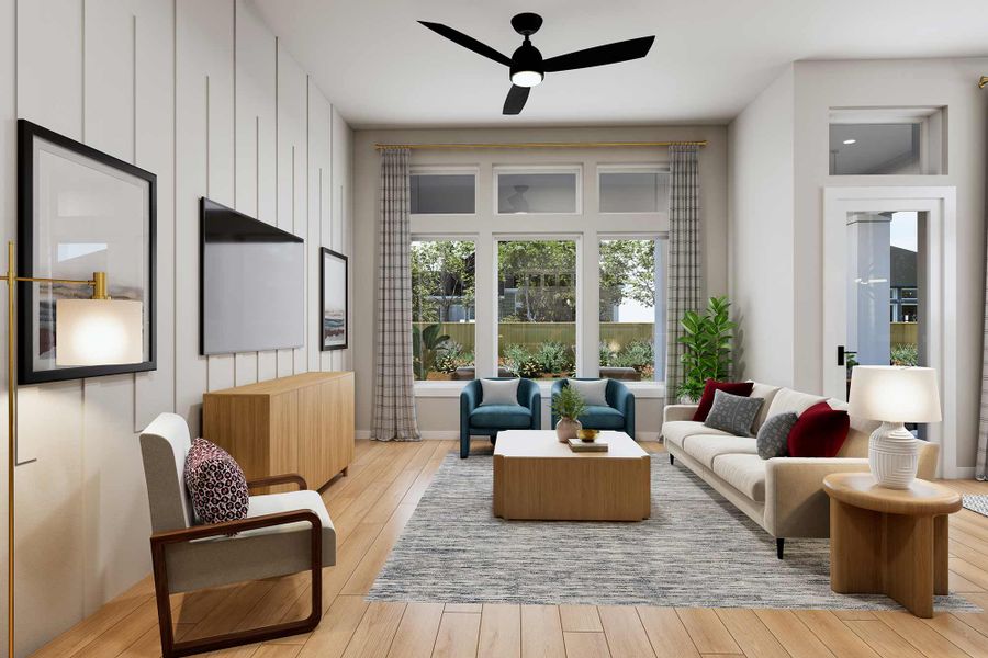 The Ancrum - Family Room
