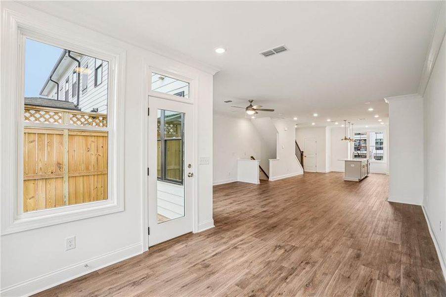 Spacious, unfurnished interior of a new home in Millcroft Townhomes, Buford (Image 31).