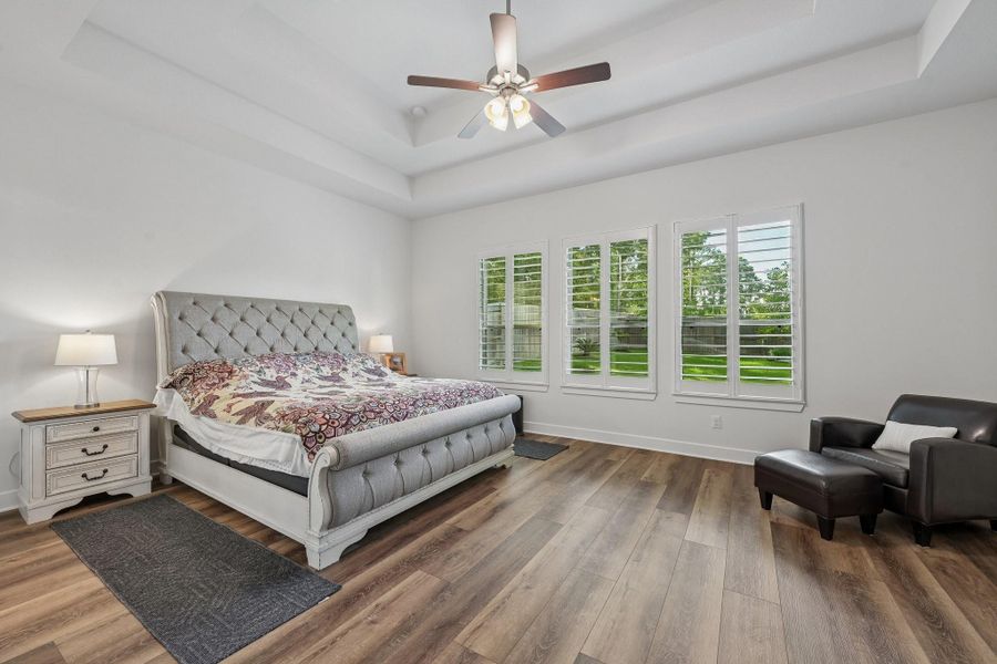 Furnished interior view inside a new home in The Woodlands Hills, Willis (Image 40).