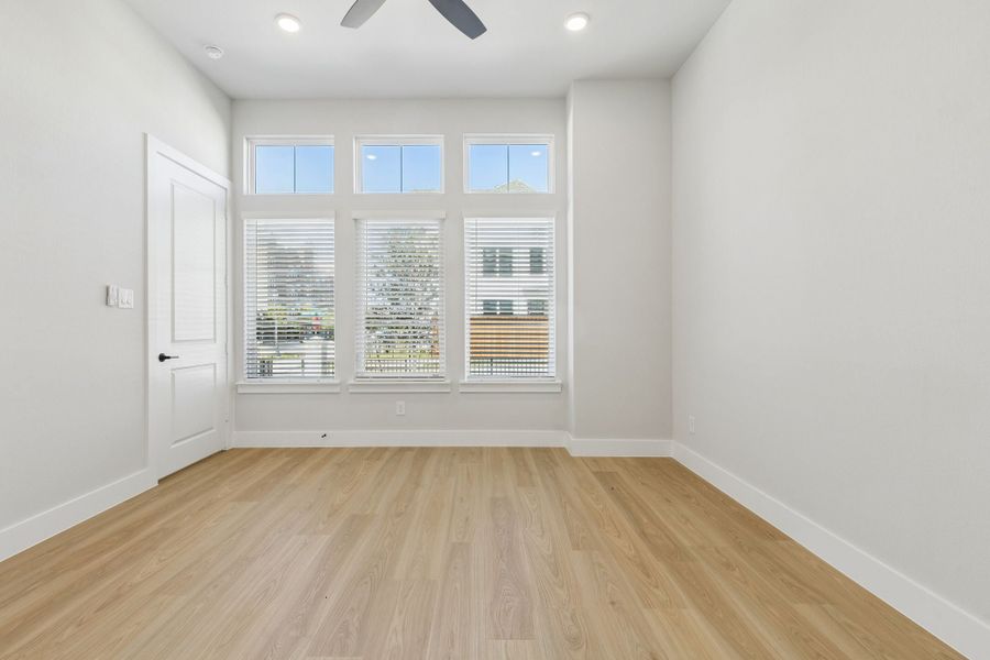 Spacious, unfurnished interior of a new home in Newman Village Townhomes, Frisco (Image 24).