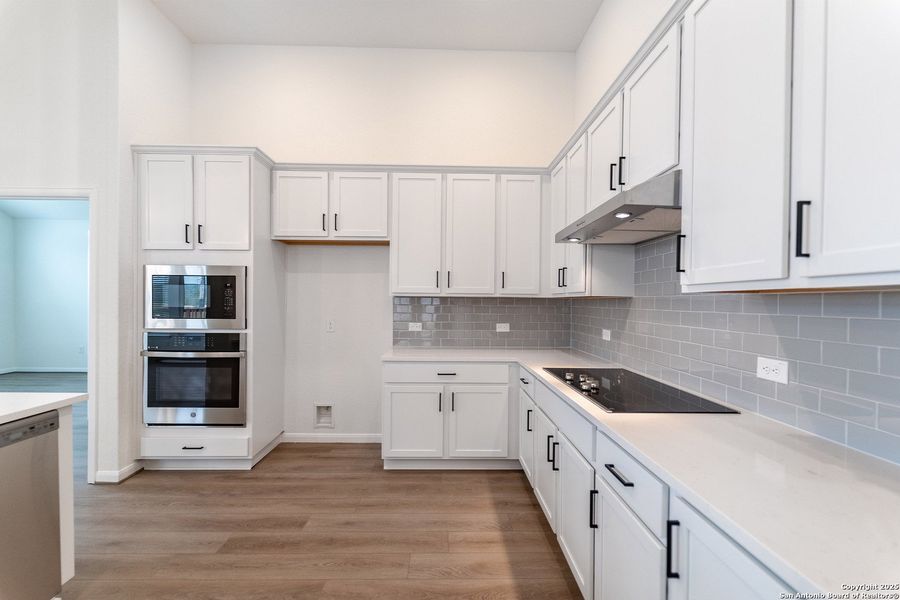 Furnished interior view inside a new home in The Woodlands at Medina Hills, Mico (Image 3).