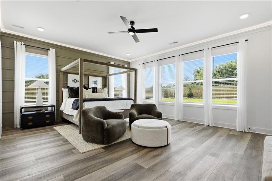 Furnished interior view inside a new home in Glory Meadows, Gainesville (Image 25).