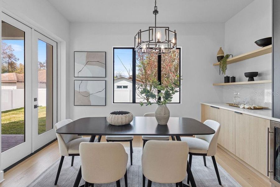 Furnished interior view inside a new home in , Tampa (Image 60). Furnished interior view inside a new home in , Tampa (Image 60).