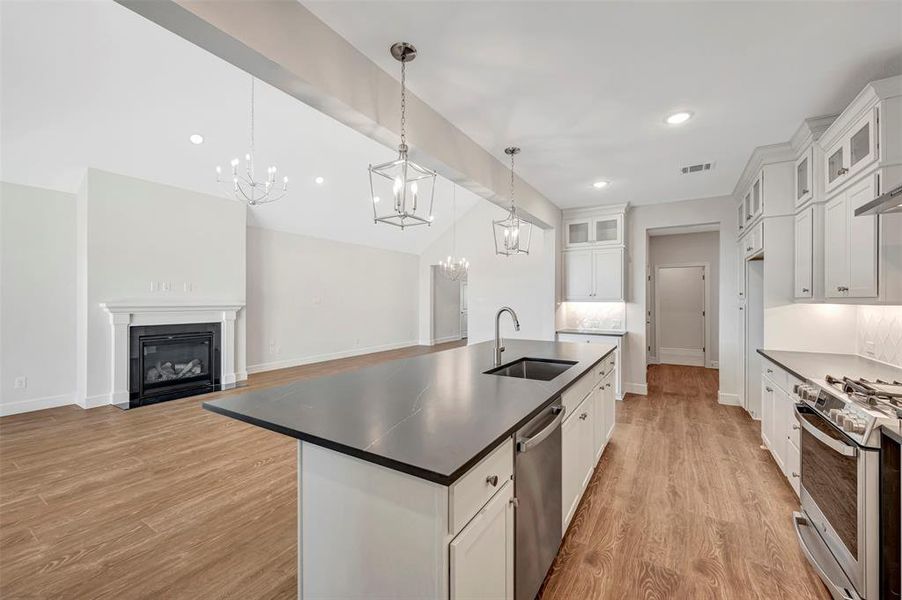 Furnished interior view inside a new home in Timberbrook, Justin (Image 7).