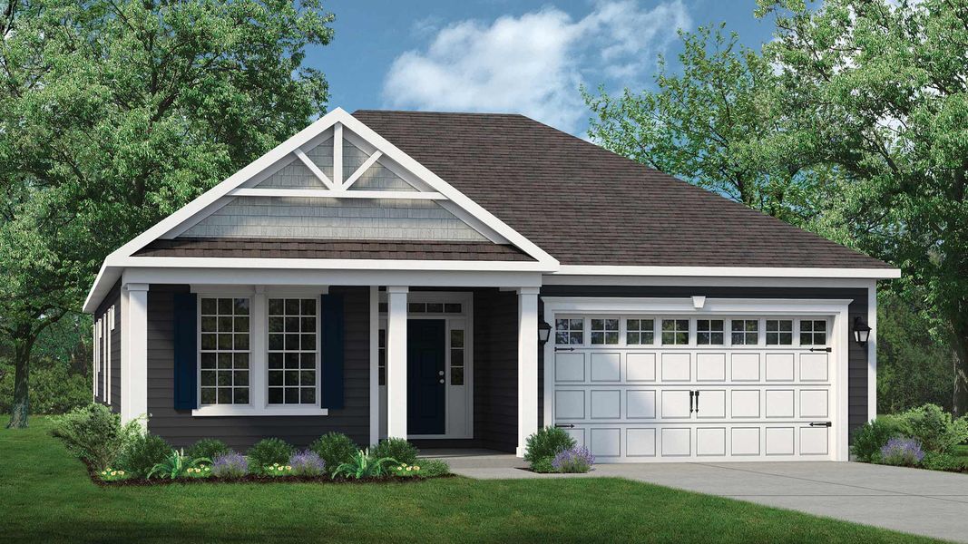 Representative exterior photo of a completed home built from the The Boardwalk by Chesapeake Homes in Heritage Park at Longs, Longs, SC (Image 22).