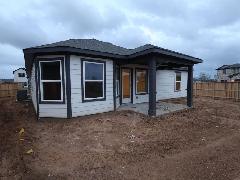 Exterior details and patio area of a home in Summerview, Fulshear (Image 4). Exterior details and patio area of a home in Summerview, Fulshear (Image 4).