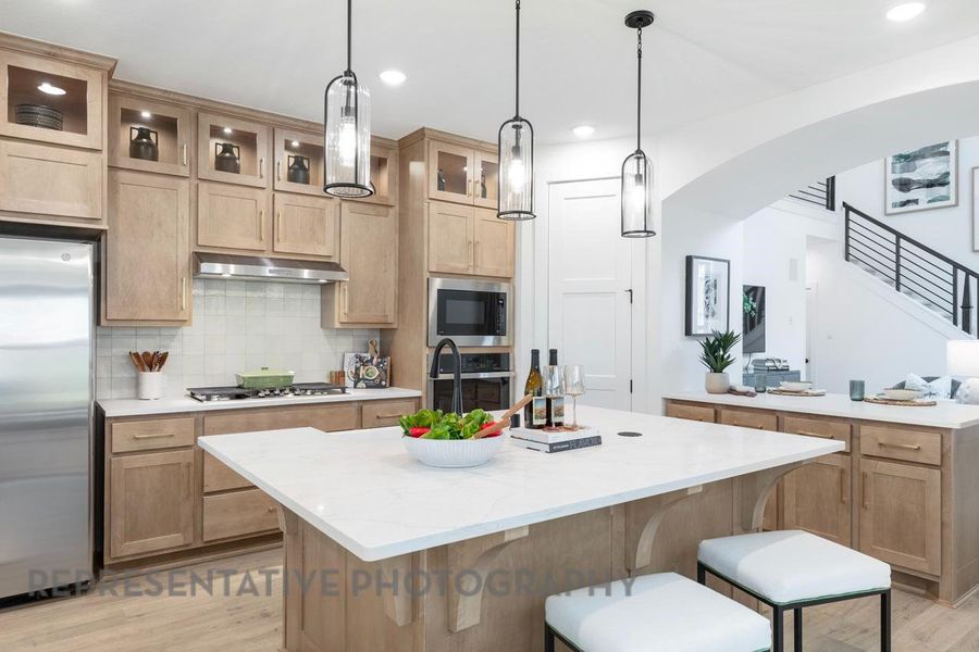 Furnished interior view inside a new home in Brookewater, Rosenberg (Image 18).
