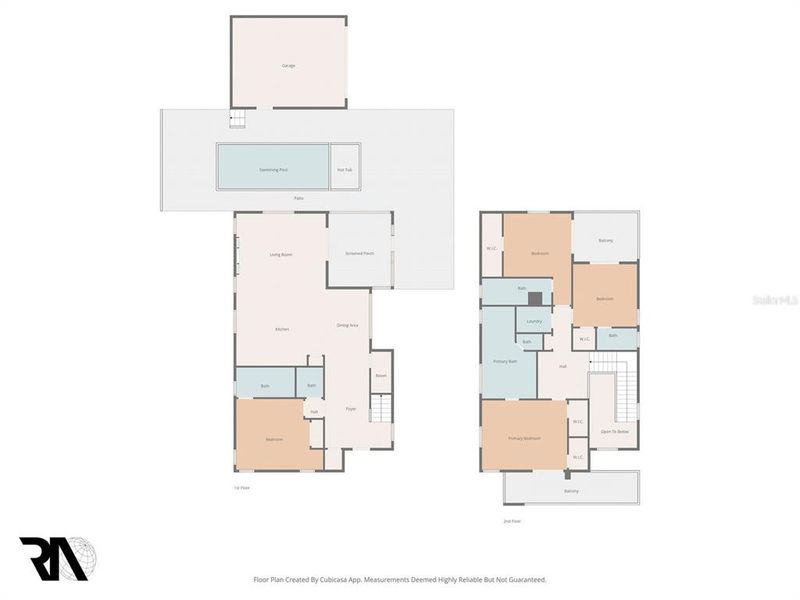 2D floor plan layout of this home in , St. Petersburg, FL (Image 5). 2D floor plan layout of this home in , St. Petersburg, FL (Image 5).