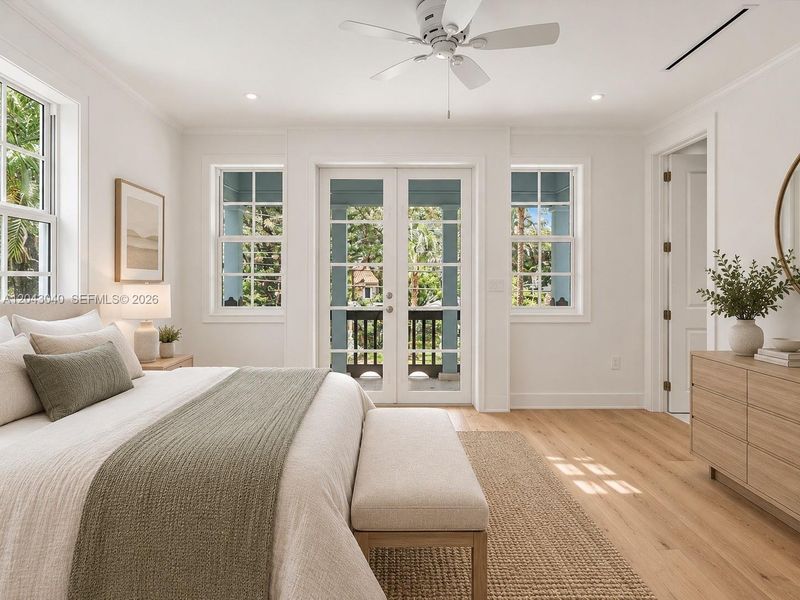 Front Balcony Bedroom