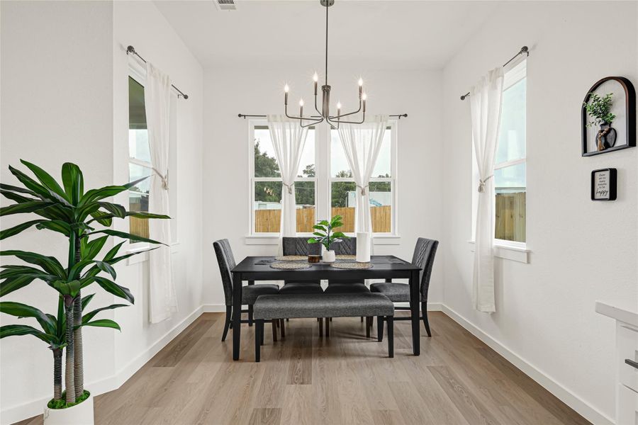 Furnished interior view inside a new home in , Conroe (Image 10).