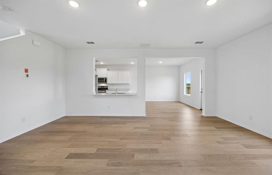 *Floorplan representation, not actual home - Spacious kitchen with eat-in bartop