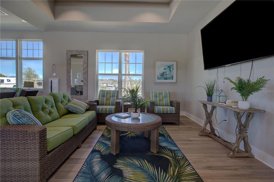 Furnished interior view inside a new home in Sawmill Branch Express, Palm Coast (Image 15).