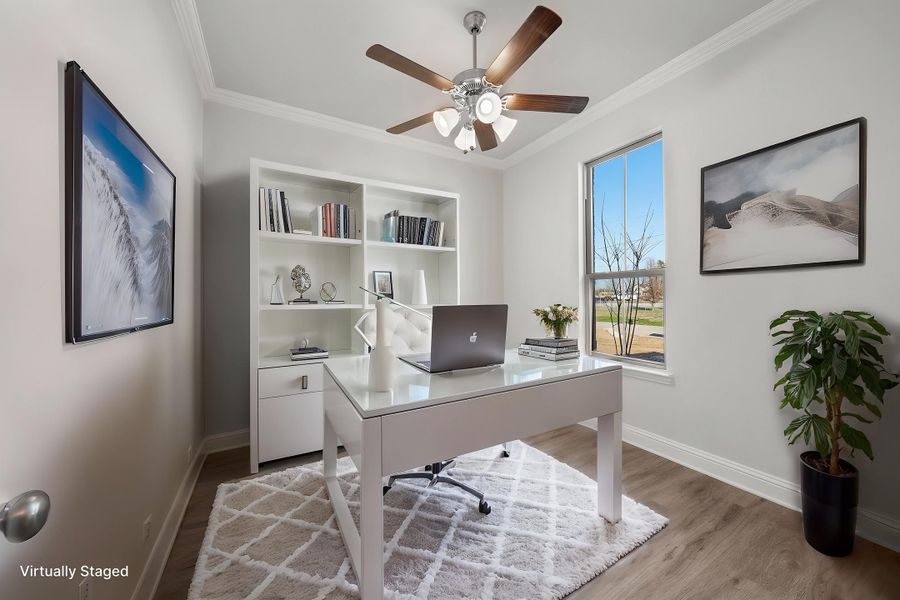 Furnished interior view inside a new home in Forest Ridge Estates, Greenville (Image 6).
