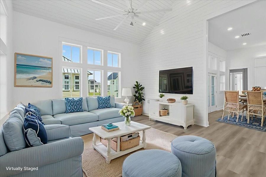 Furnished interior view inside a new home in , Port Aransas (Image 13). Furnished interior view inside a new home in , Port Aransas (Image 13).