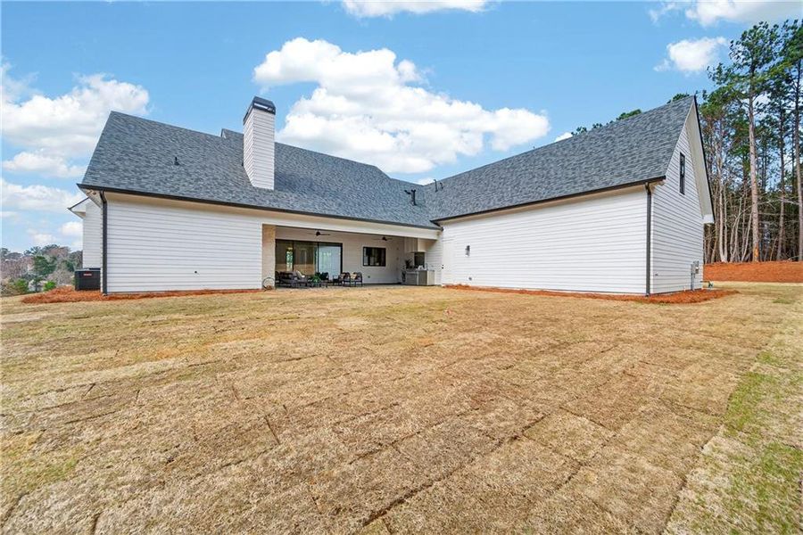 Exterior details and patio area of a home in , White Plains (Image 32).