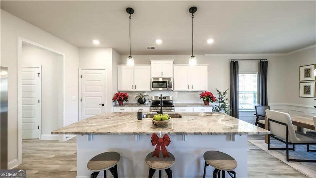 Furnished interior view inside a new home in Canterbury Villas, Carrollton (Image 8).