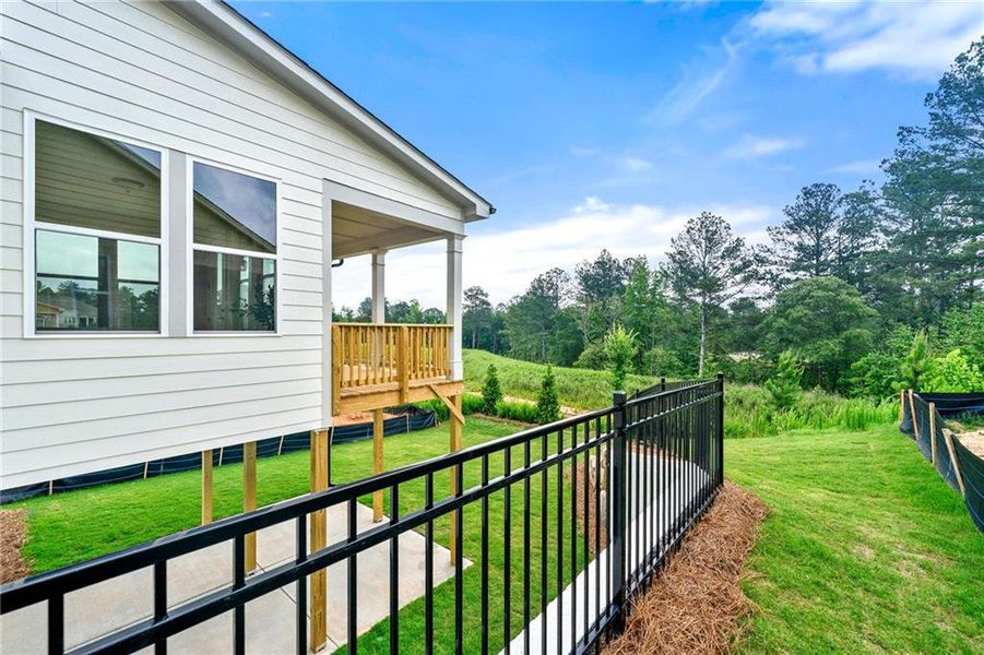 Front exterior of a new home in Cresswind Georgia at Twin Lakes, Hoschton, GA, highlighting curb appeal (Image 16).