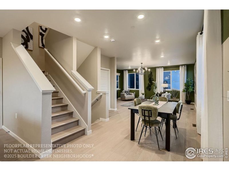 Furnished interior view inside a new home in Baseline, Broomfield (Image 23). Furnished interior view inside a new home in Baseline, Broomfield (Image 23).