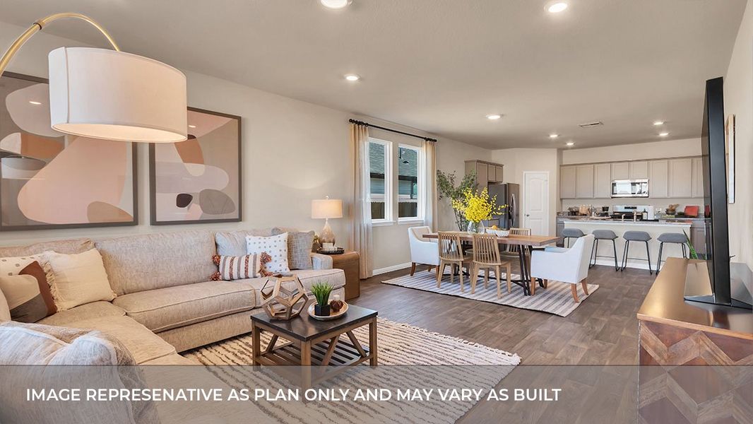 Representative furnished interior of a home built from the The Gaven by D.R. Horton in Talavera, Kyle (Image 15).