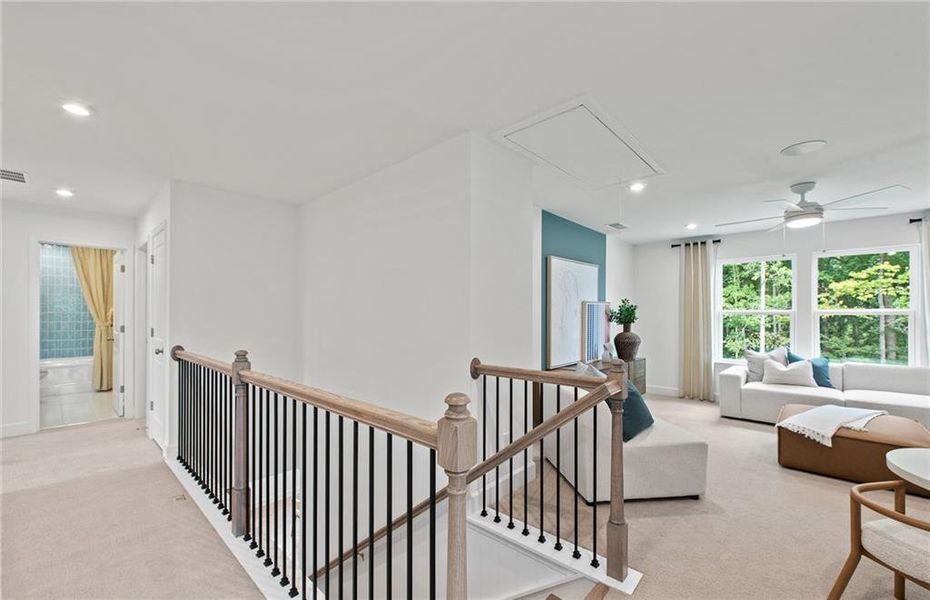 Furnished interior view inside a new home in Watermist at Mirror Lake, Villa Rica (Image 34).