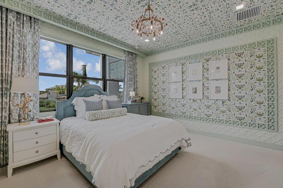 Furnished interior view inside a new home in Apex at Avenir, Palm Beach Gardens (Image 9).