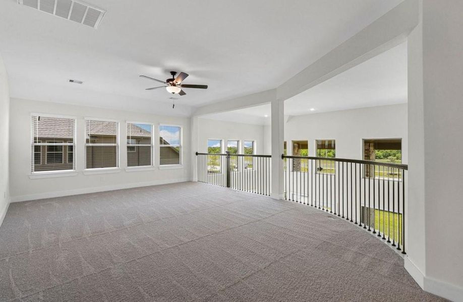Spacious, unfurnished interior of a new home in Coastal Point, League City (Image 12).