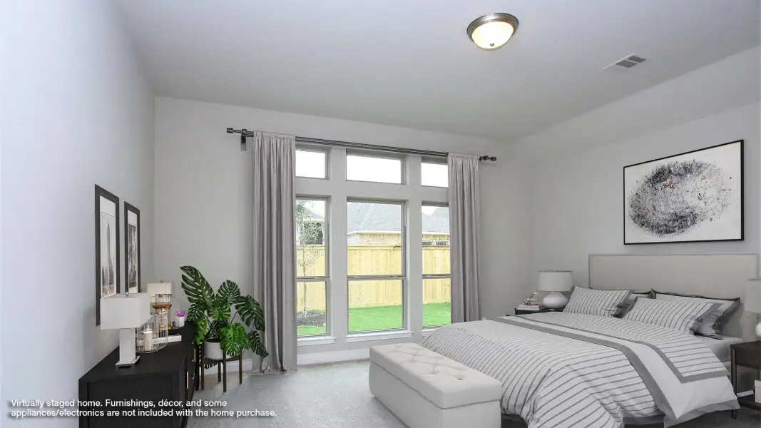 Furnished interior view inside a new home in Cross Creek West, Fulshear (Image 4).