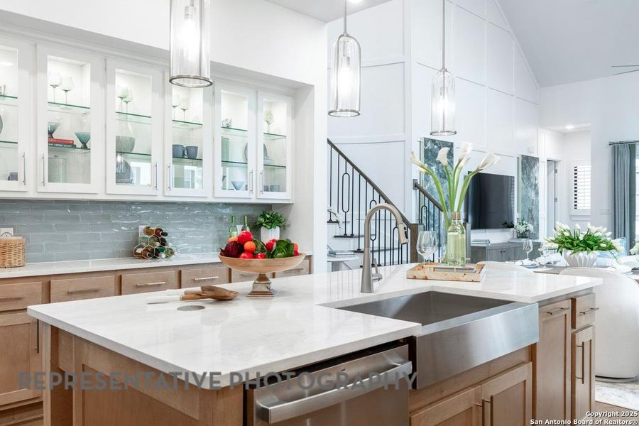 Furnished interior view inside a new home in Homestead, Schertz (Image 17).