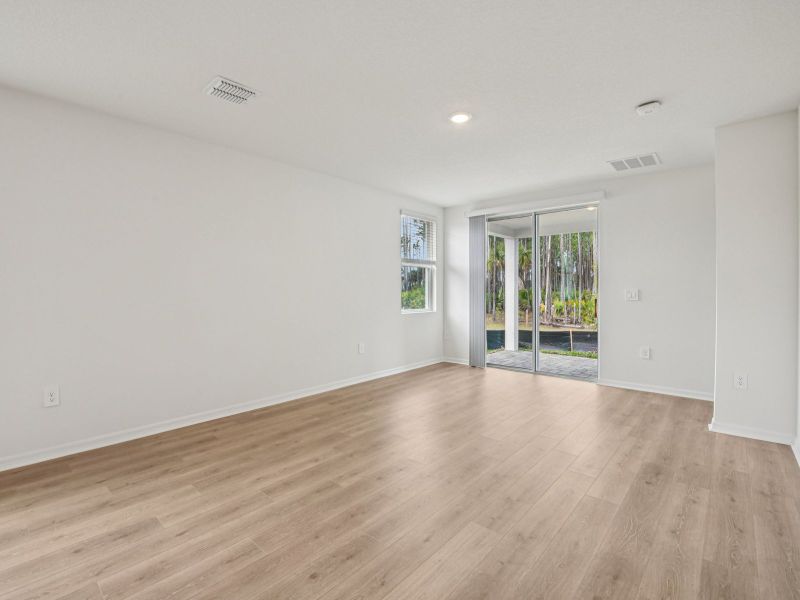 Spacious, unfurnished interior of a new home in Ridgehaven - Villas, Ormond Beach (Image 12). Spacious, unfurnished interior of a new home in Ridgehaven - Villas, Ormond Beach (Image 12).