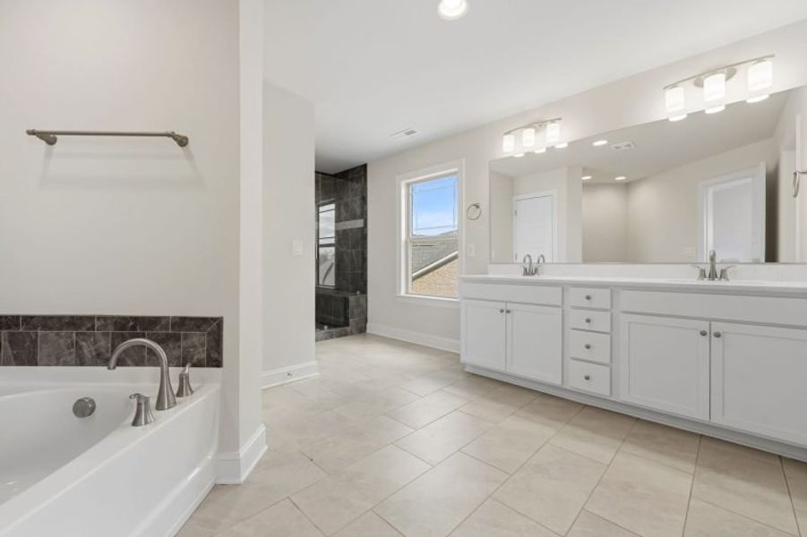 Furnished interior view inside a new home in Blacksmith, Stokesdale (Image 47).