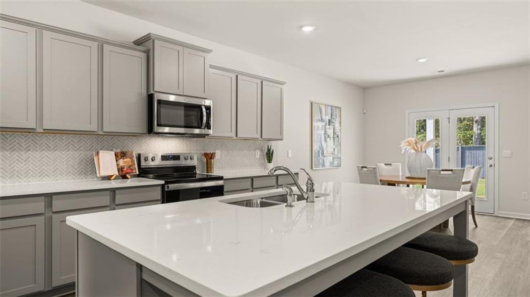 Furnished interior view inside a new home in Jackson Landing, Jefferson (Image 13). Furnished interior view inside a new home in Jackson Landing, Jefferson (Image 13).