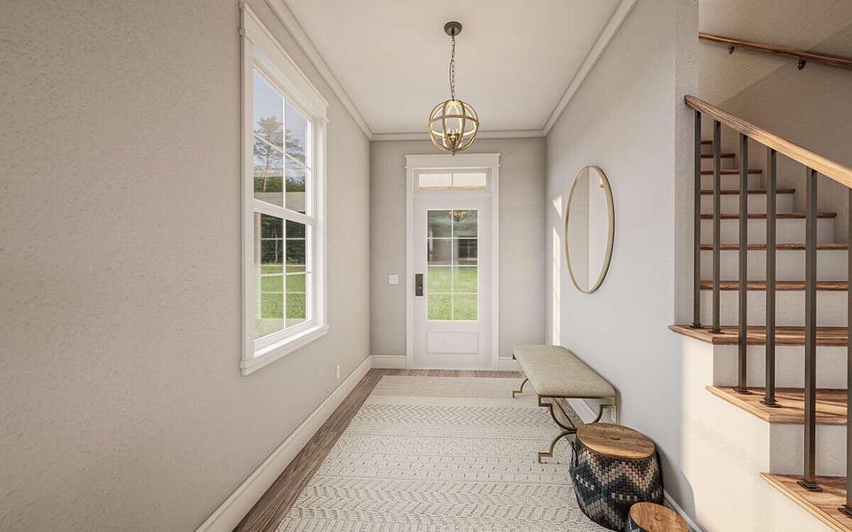 Furnished interior view inside a new home in , Goose Creek (Image 11).