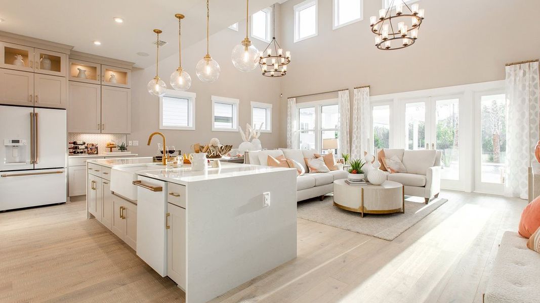 Kitchen to Main Living Area