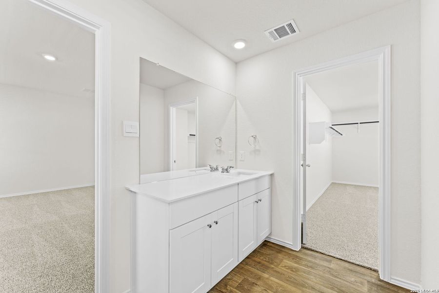 Furnished interior view inside a new home in Hunters Ranch, San Antonio (Image 5).