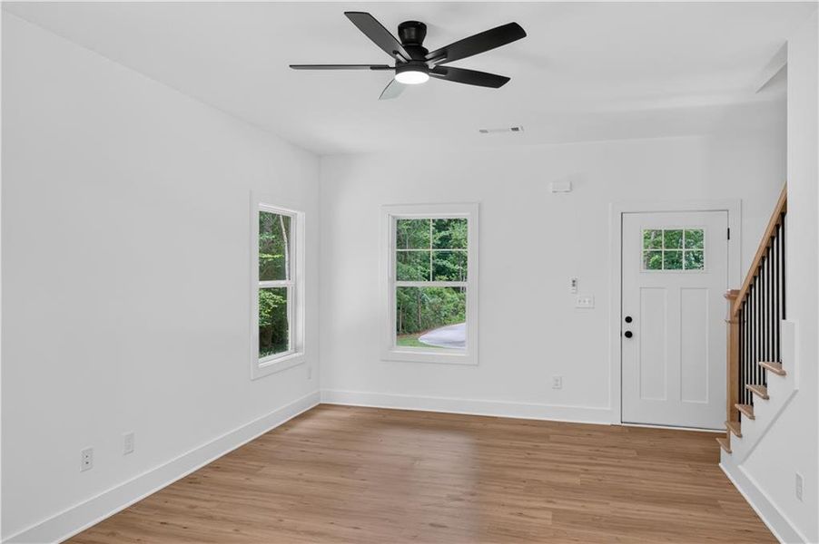 Spacious, unfurnished interior of a new home in , Dawsonville (Image 31).