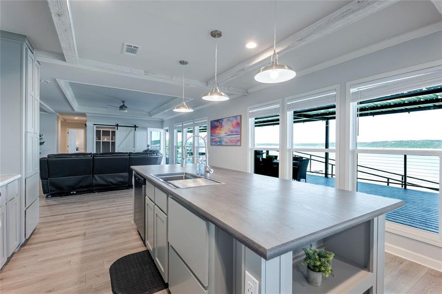 Furnished interior view inside a new home in , Graford (Image 13).