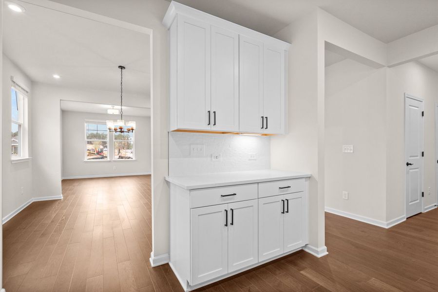 Representative furnished interior of a home built from the The Glenwood D by Davidson Homes LLC in Kelly Preserve, Loganville (Image 10).