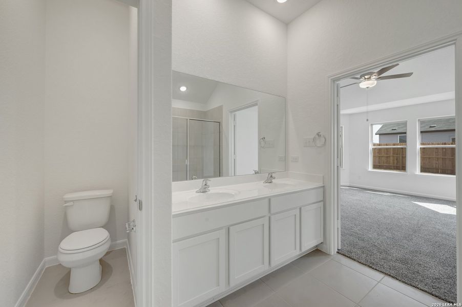 Furnished interior view inside a new home in Meadows at Clear Springs, New Braunfels (Image 13). Furnished interior view inside a new home in Meadows at Clear Springs, New Braunfels (Image 13).