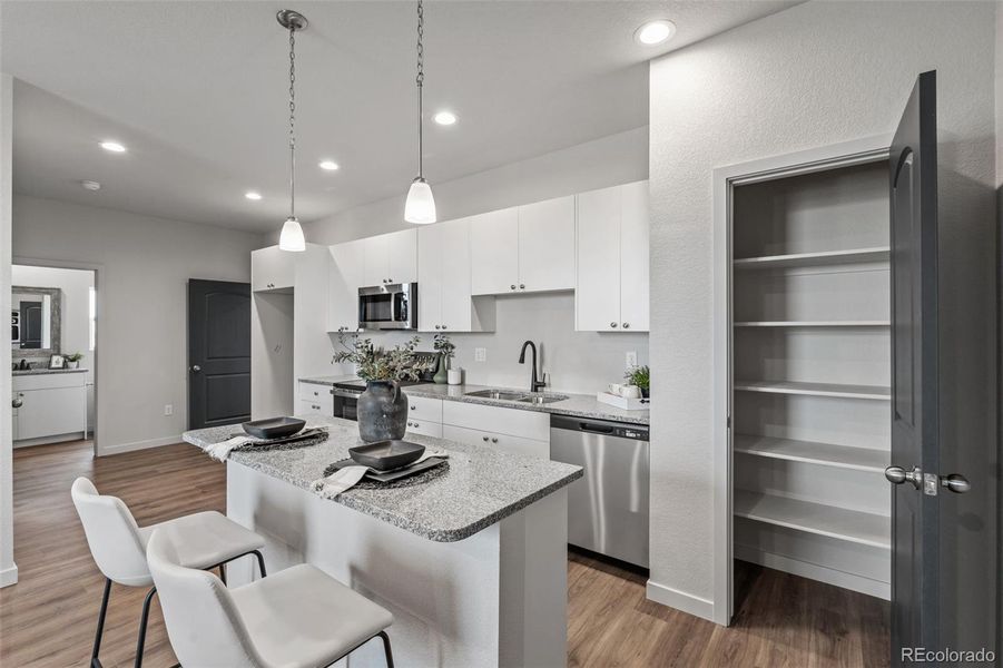 Furnished interior view inside a new home in , Pueblo West (Image 23).