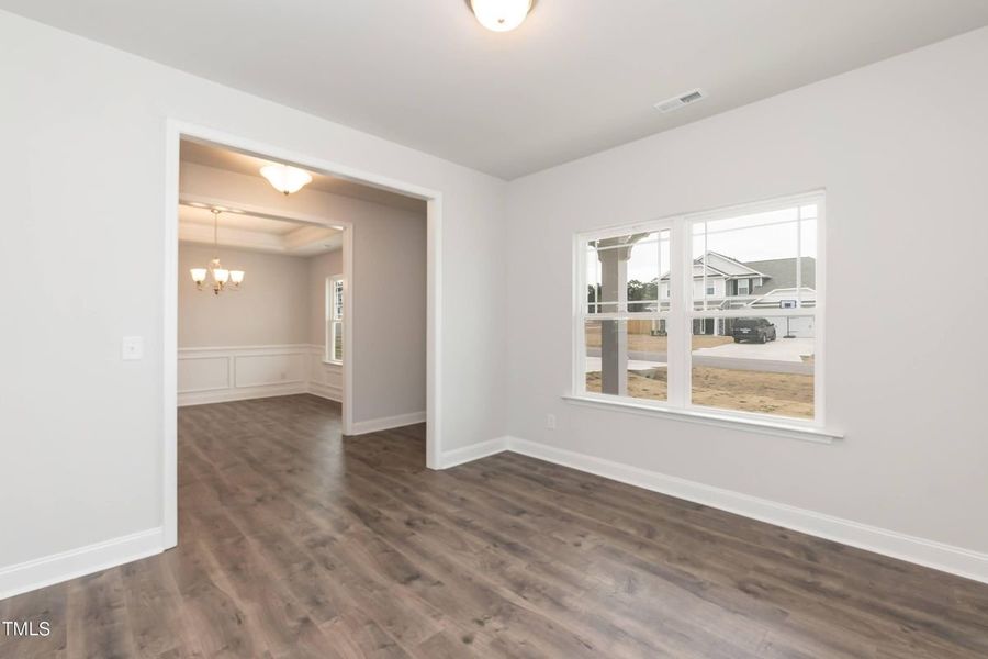 Representative unfurnished interior of a home built from the 2913 by Adams Homes in Hidden Pines, Cameron (Image 13).