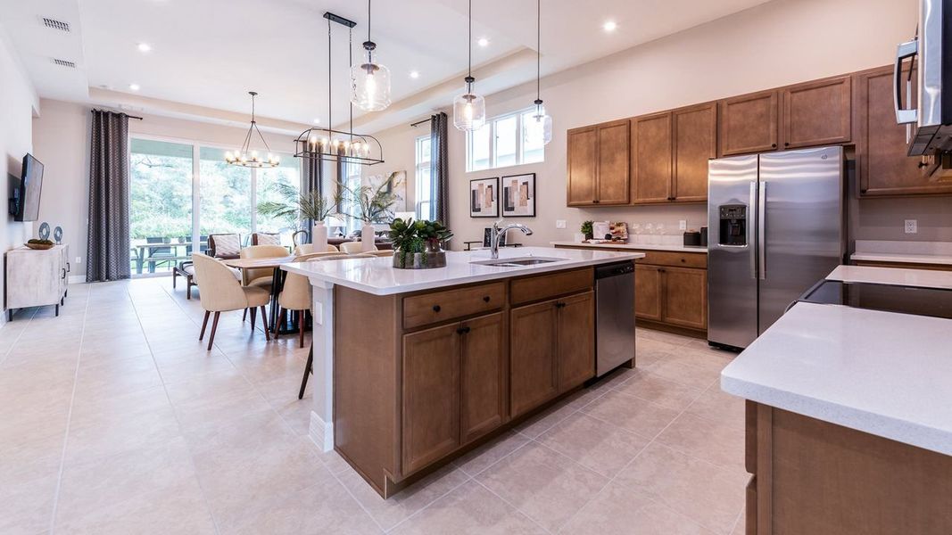 Kitchen to Dining and Great Room Kitchen to Dining and Great Room